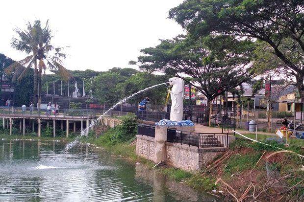 Patung Merlion di Bekasi