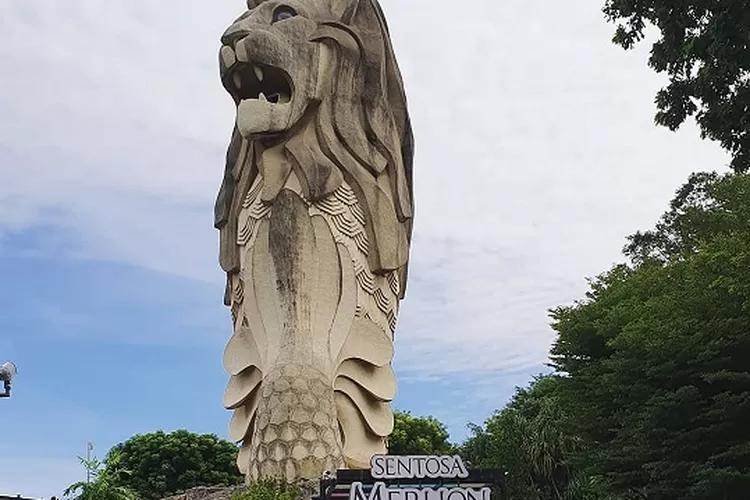 Patung Merlion di Karanganyar