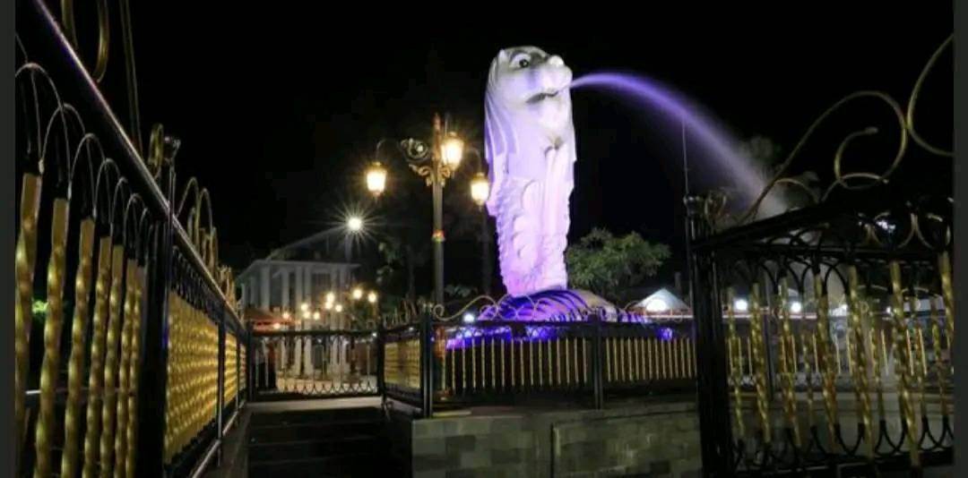 Patung Merlion di Madiun