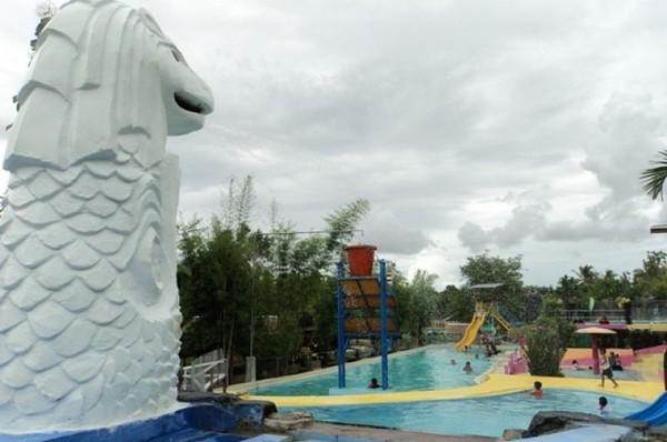 Patung Merlion di Aceh