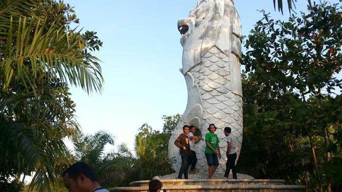 Patung Merlion di Banjarbaru