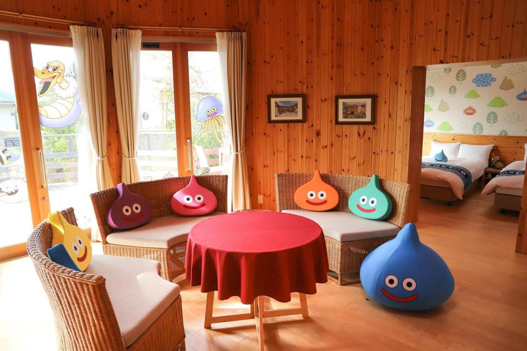 Kamar Dragon Quest Island di Grand Chariot Hokutoshichisei 135° Awaji