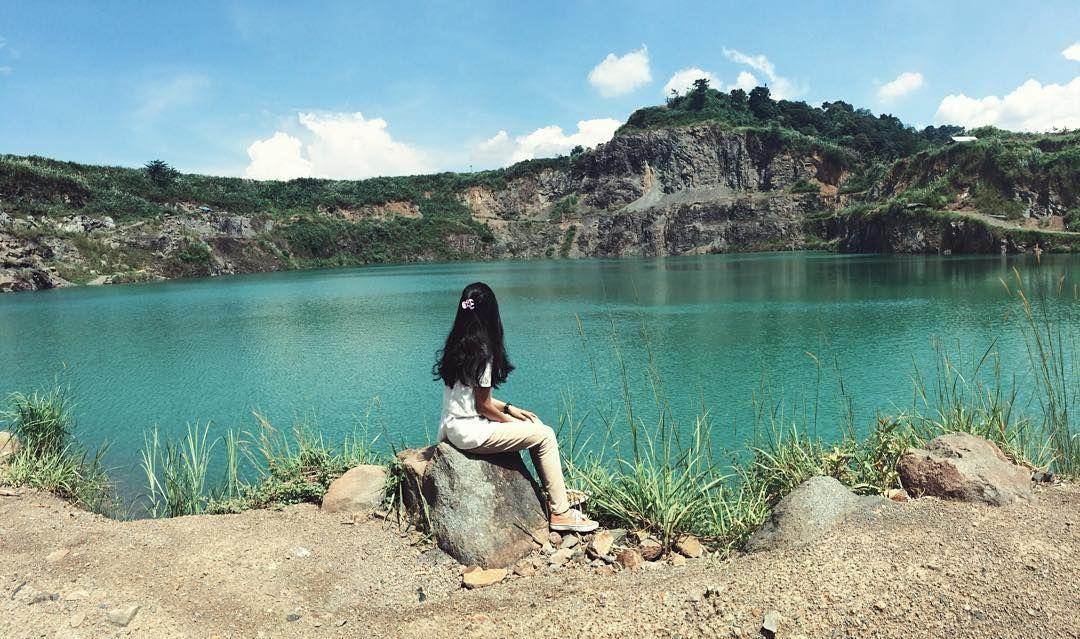 Daya Tarik Danau Quarry Jayamix ( nurul_sella Instagram)