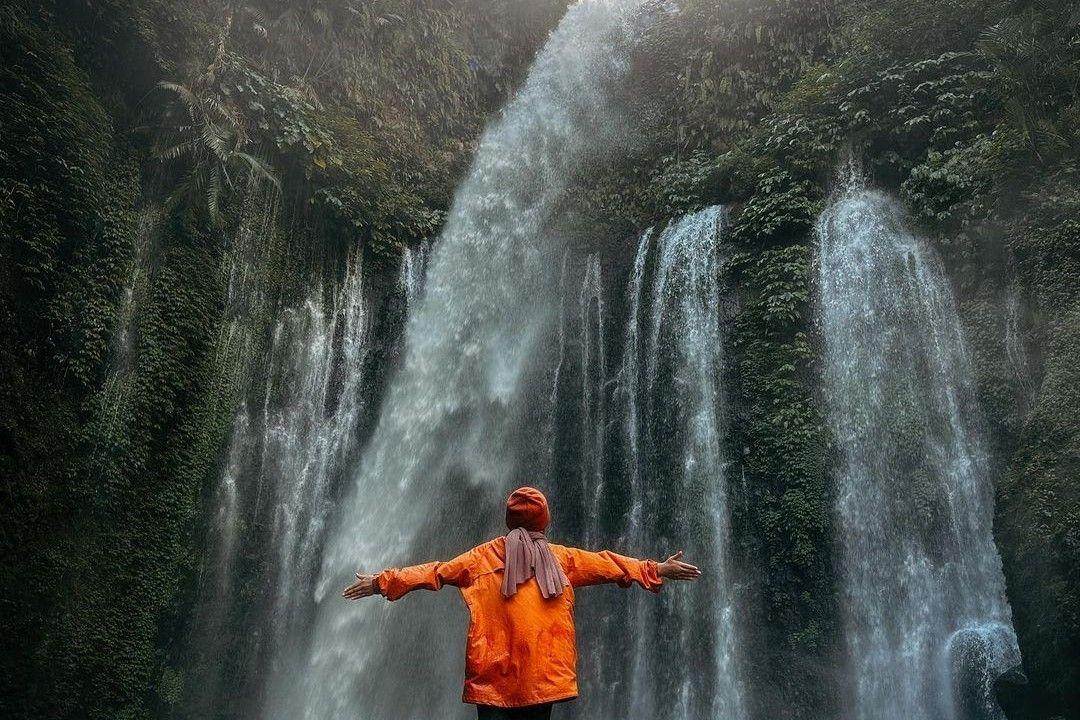 Air Terjun Tiu Kelep Lombok ( azirali Instagram)
