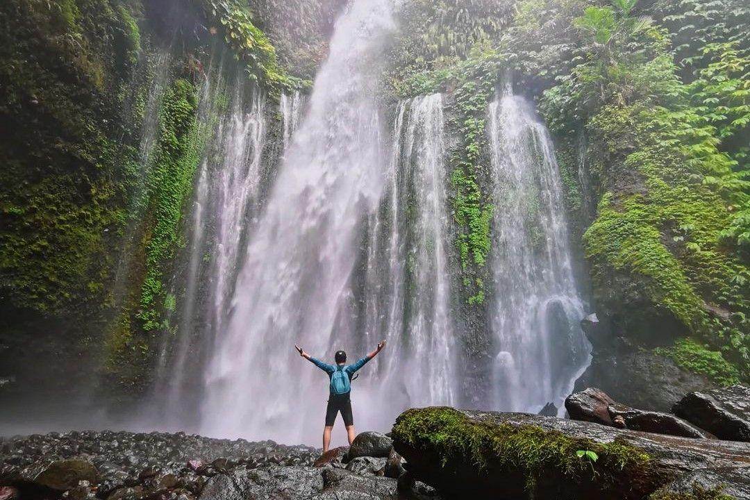 Air Terjun Tiu Kelep Lombok ( akmarmohdkamal Instagram)