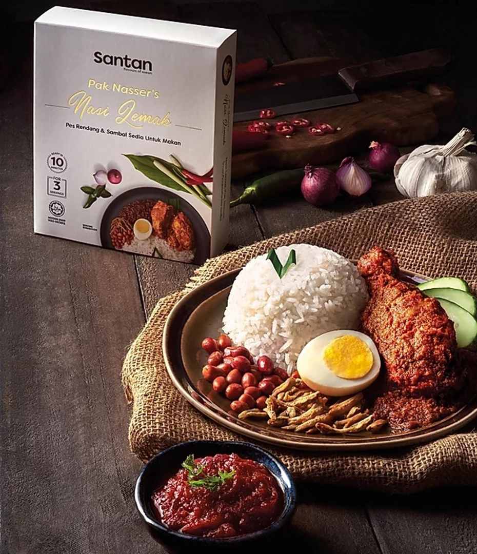 Nasi Lemak restoran Santan.