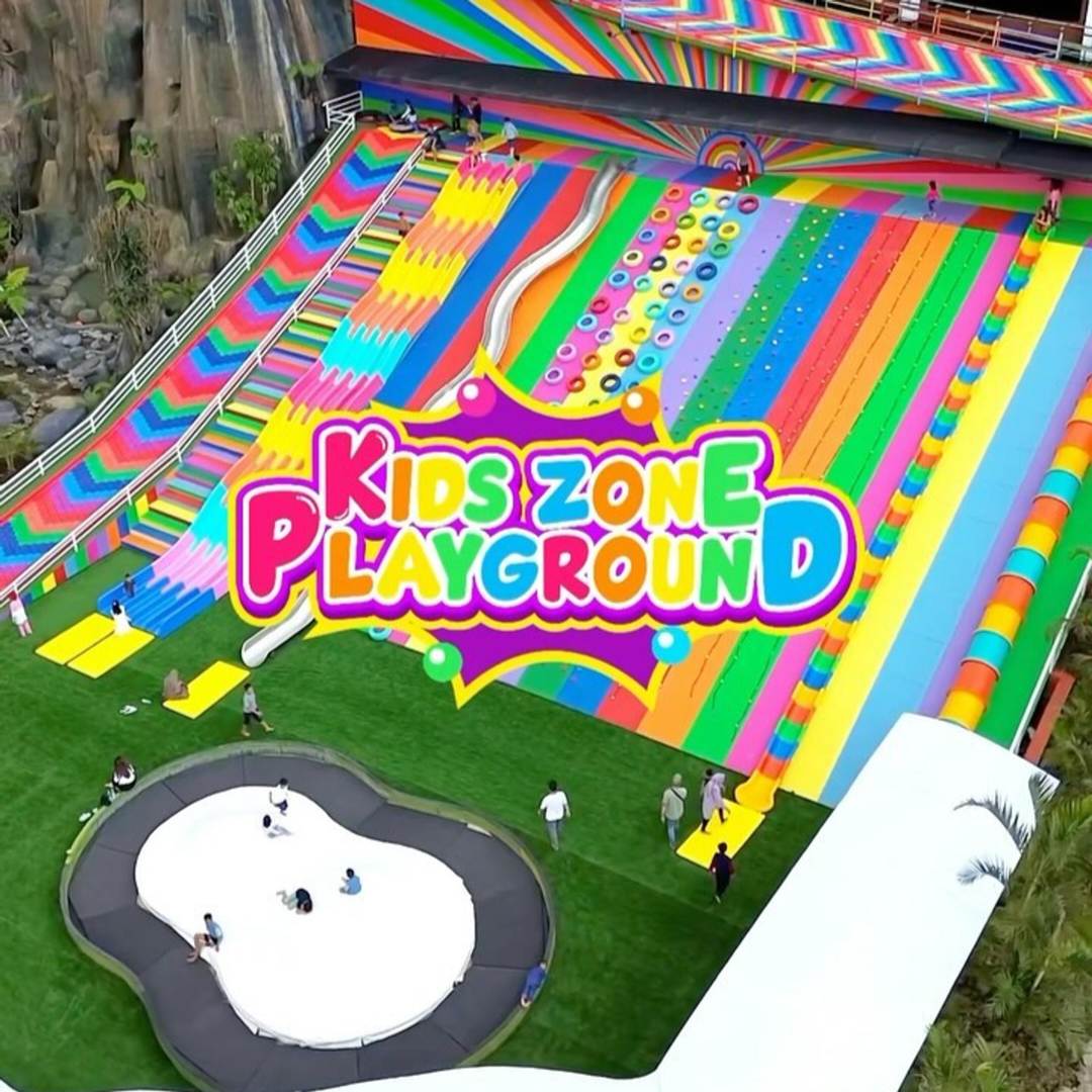 Kids Zone Playground di Florawisata Santerra Malang