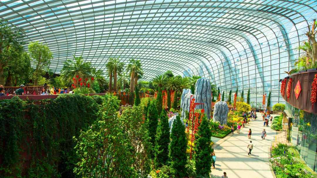 Lokasi Crazy Rich Asians: Gardens by the Bay, tempat Colin dan Araminta melangsungkan resepsi pernikahan.