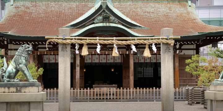 Imamiya Ebisu Shrine in Osaka