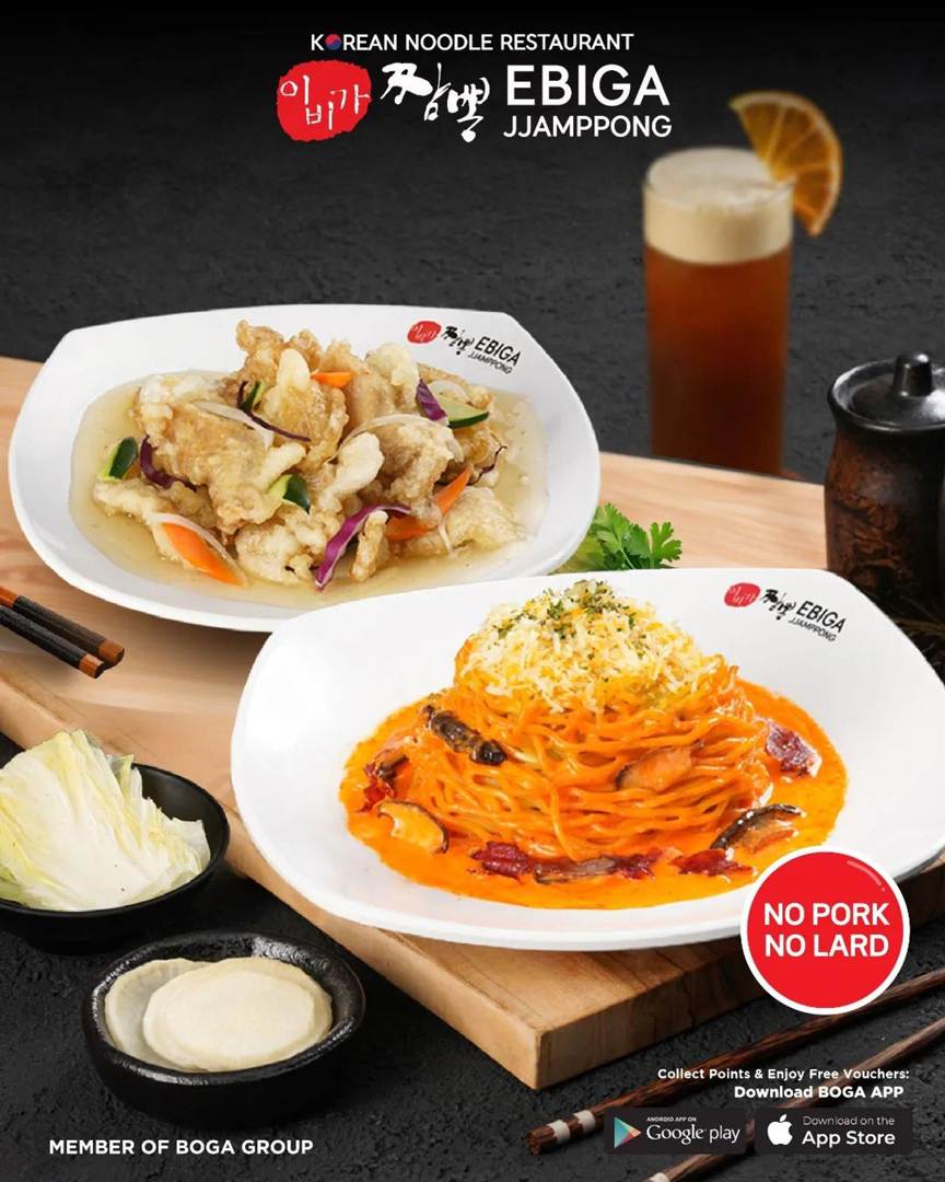 Rose Jjampong dan Chicken Tangsu di Ebiga Jjampong