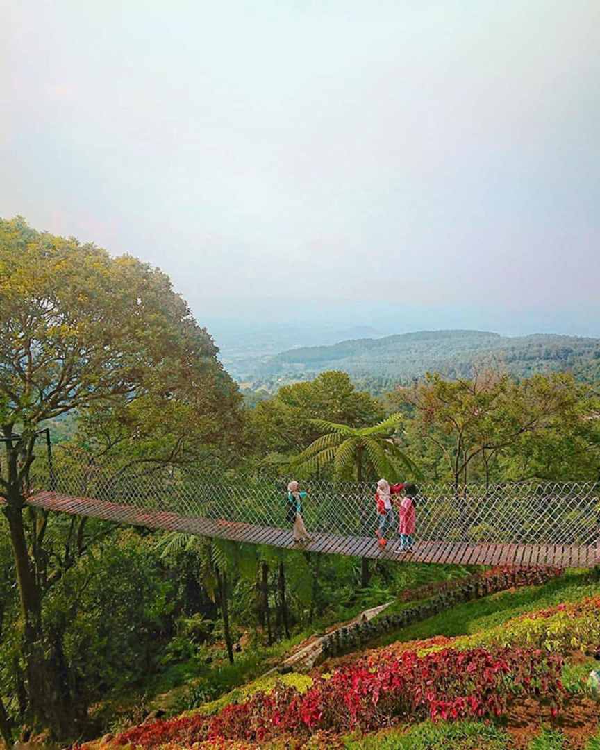 Jembatan gantung. Sumber: indonesia.tripcanvas.co